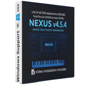 Nexus VST 4.5.4 Complete Library – 200 Expansion Packs