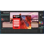 Moho Pro 14.2 bone rigging interface showing character skeleton, joint constraints, smart bone system, and deformer bone controls for advanced character articulation