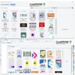 CorelDRAW 2026 layout and design workspace showing multi-page document design, guides, alignment tools, and professional page layout capabilities
