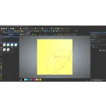 ArtCAM 2018 material library preview showing 500+ professional render-ready textures including wood, stone, metal, and marble finishes