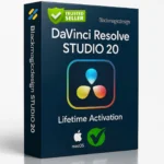 Blackmagic DaVinci Resolve Studio 20 macOS professional video editing lifetime licence
