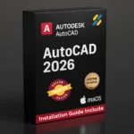 Autodesk AutoCAD 2026 macOS professional CAD design software lifetime licence