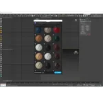 V-Ray professional architectural rendering showing photorealistic interior lighting, materials, and photometric accuracy