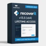 "Wondershare Recoverit Premium 13 professional data recovery lifetime licence