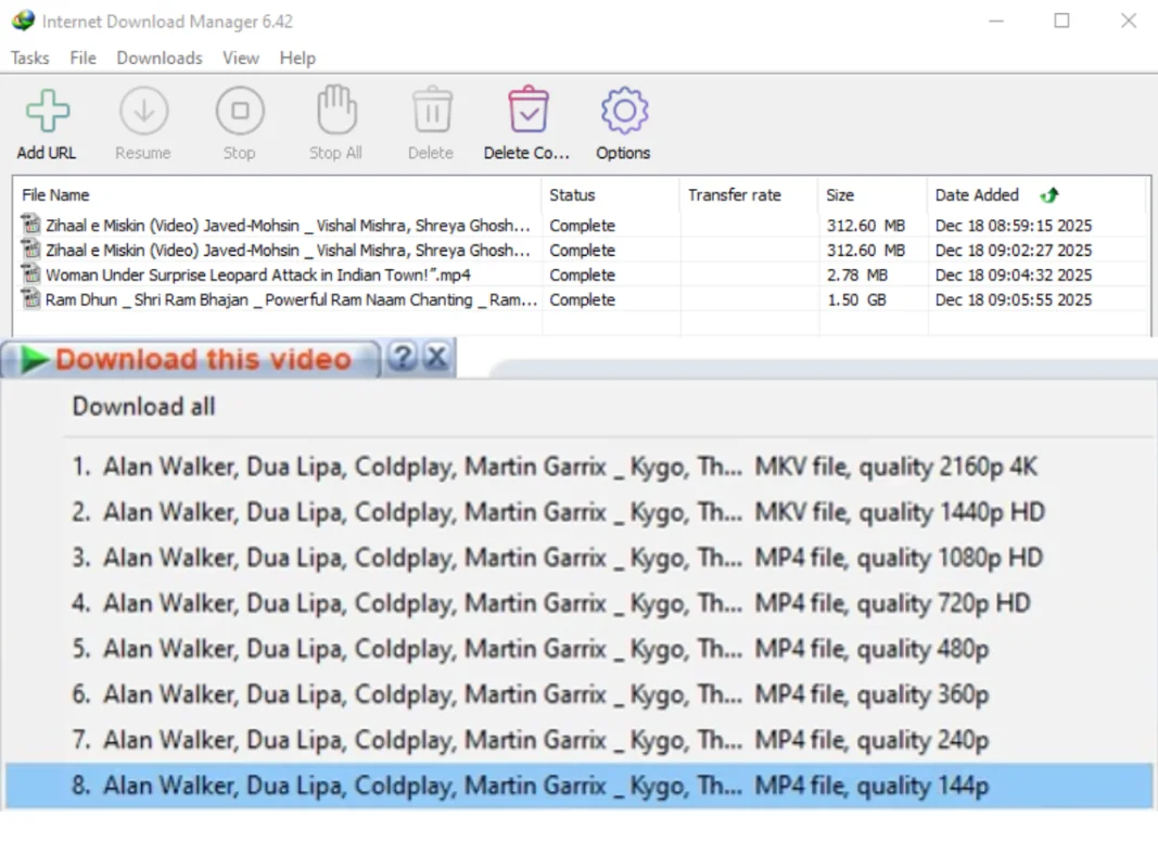 Internet Download Manager speed comparison chart showing significantly faster downloads versus standard browser downloads