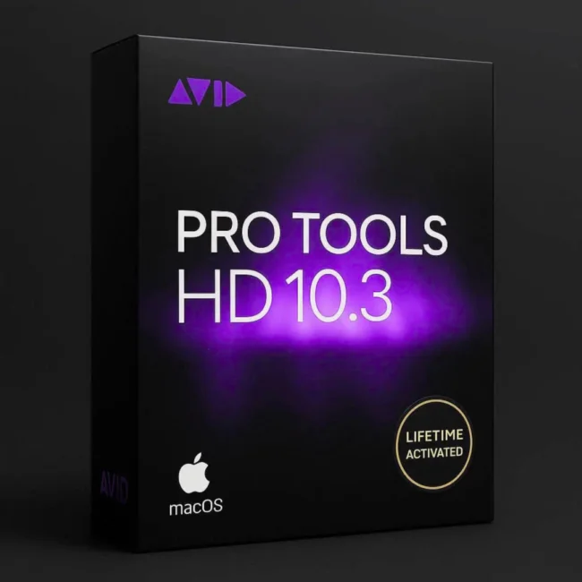 Avid Pro Tools HD 10.3.9 Mac professional recording studio DAW with HDX HD Native support and lifetime activation