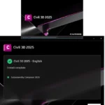 Autodesk Civil 3D 2025 drafting tools displaying architectural floor plan with precise dimensions and annotations