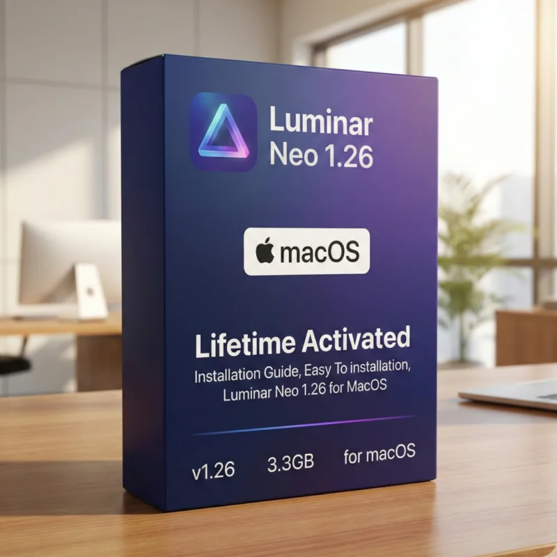 Luminar Neo 1.26 macOS AI photo editor software lifetime licence