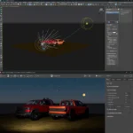 Chaos Corona 14 professional rendering engine interface showing photorealistic 3D render with advanced lighting and materials