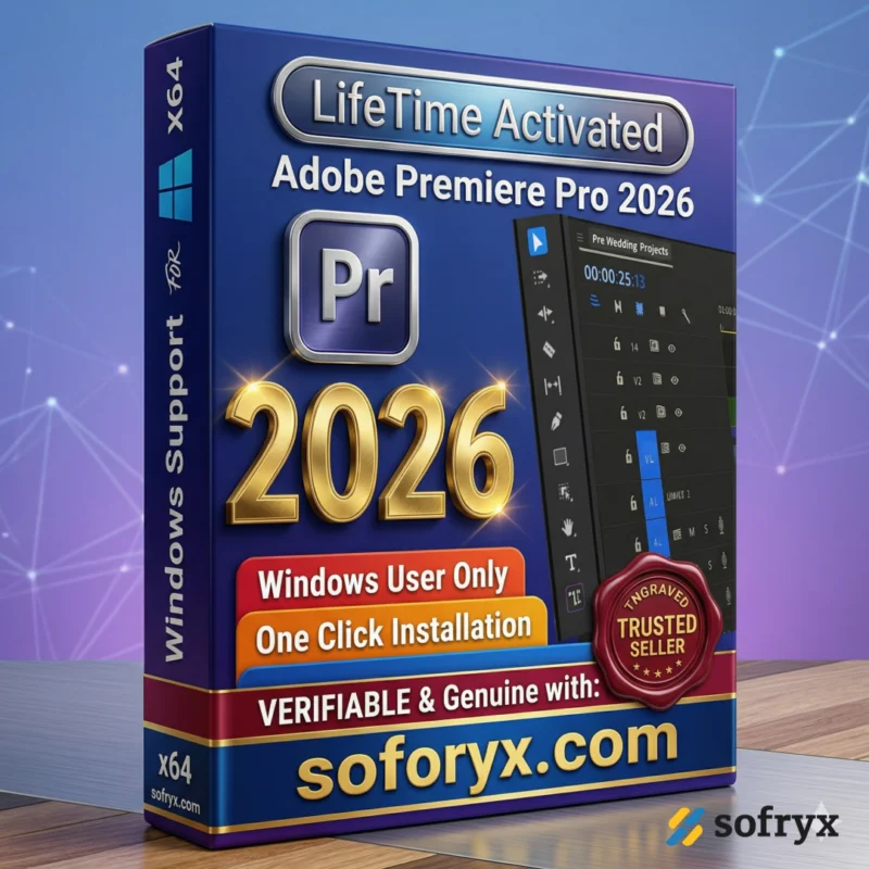 Adobe Premiere Pro 2026 professional video editing interface showing timeline, color grading tools, and GPU-accelerated playback engine