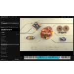 Kontakt 8 integrated in professional DAW showing VST3i and AAX plugin formats with full studio workflow