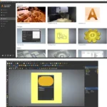 Vector to 3D relief conversion in ArtCAM 2018, showing AI-powered geometry generation from 2D artwork