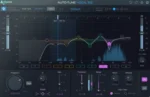 Auto-Tune Vocal EQ pitch correction visualization showing vocal tuning with real-time waveform display on Mac