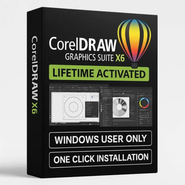 CorelDRAW Graphics Suite X6 stable professional design software on Sofryx