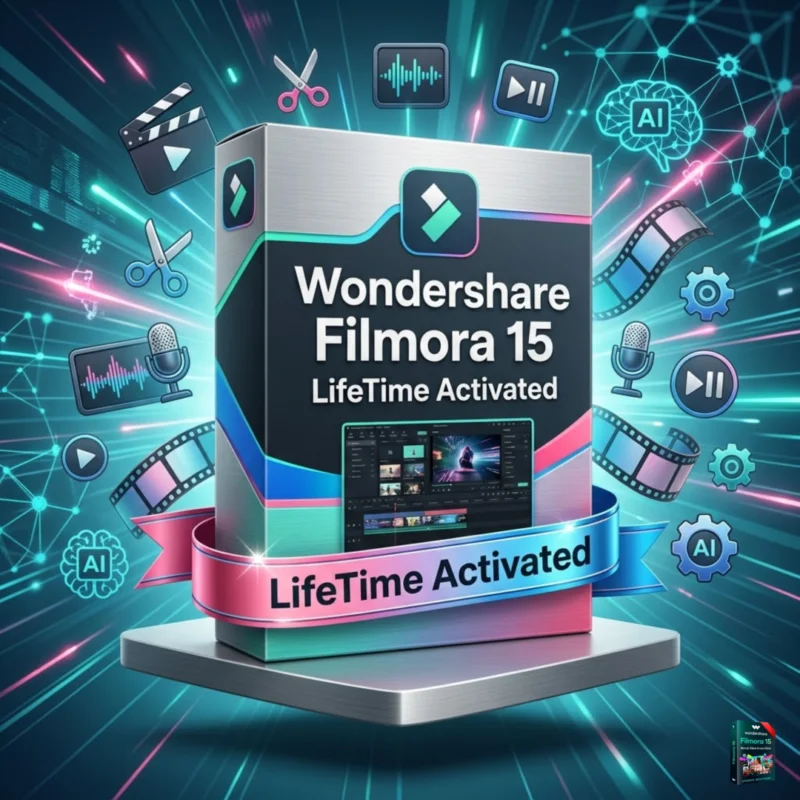 Wondershare Filmora 15.3 lifetime licence editing interface for Windows Image