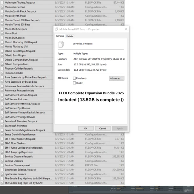 FLEX Complete Expansion Bundle 2025 for FL Studio 25 Image