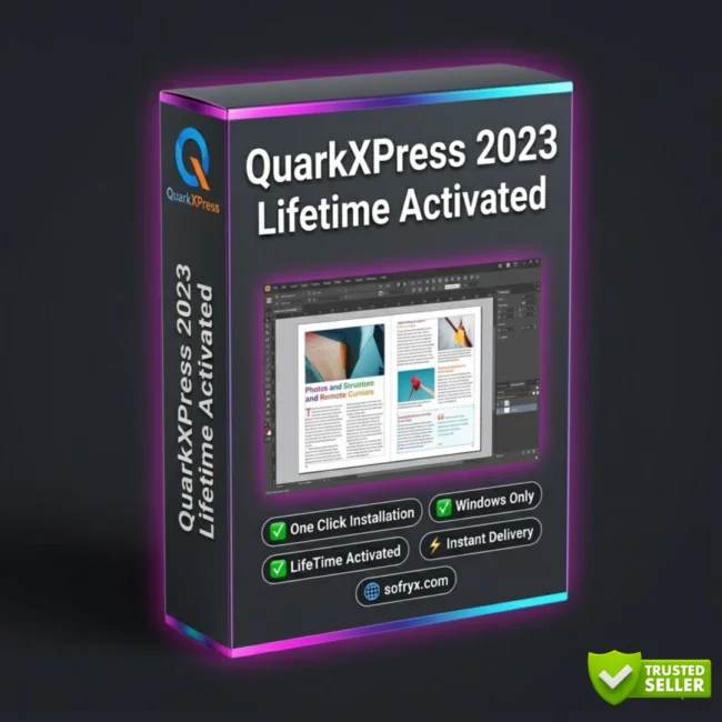 QuarkXPress 2023 v19 lifetime licence desktop publishing for magazines books Sofryx