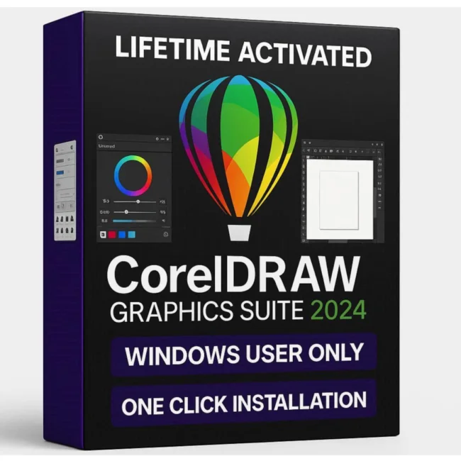 CorelDRAW Graphics Suite 2024 professional design software lifetime on Sofryx