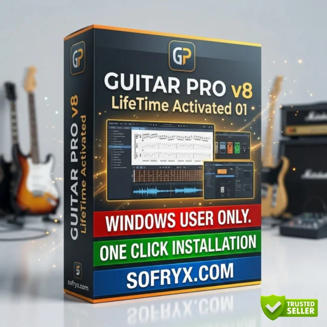Guitar Pro 8.1.3 music notation tablature editor software