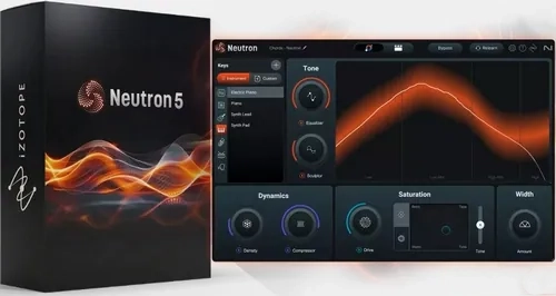 iZotope Neutron 5 Assistant View showing intelligent mixing suggestions and starting points