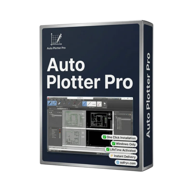 AutoPlotter Pro surveying software lifetime licence DTM 3D terrain