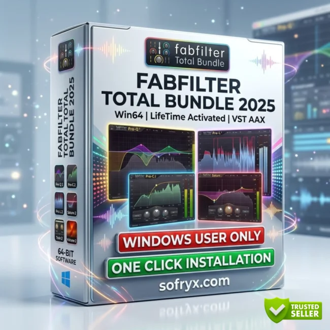 FabFilter Total Bundle 2025 professional audio VST AAX plugins
