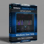 Vocal De-Esser AI-Powered professional sibilance control interface showing soft and hard sibilance controls