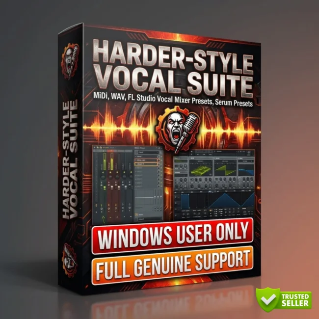Harder-Style Vocal Suite 22.5GB vocal sample pack for hardstyle producers