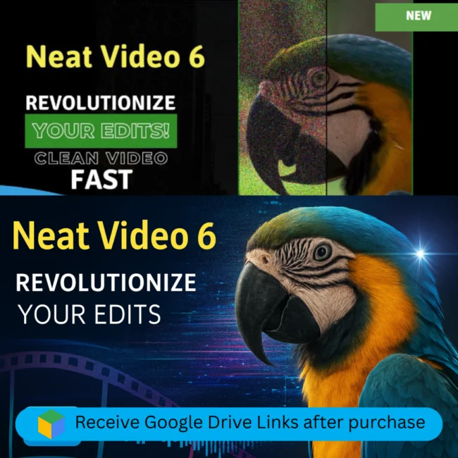Neat Video Pro After Effects noise reduction before and after comparison