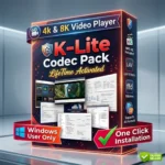 K-Lite Codec Pack 19.5 Mega Windows lifetime licence all video audio formats Sofryx