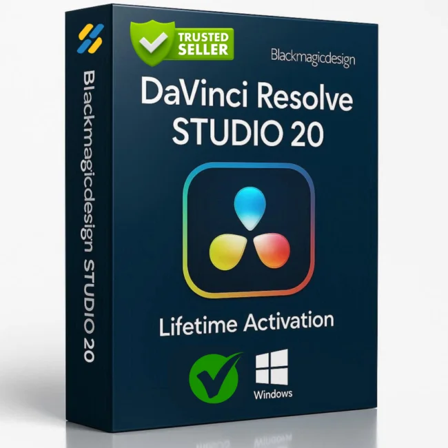 DaVinci Resolve Studio 20.3 Windows lifetime licence full version post-production Sofryx