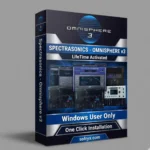 Spectrasonics Omnisphere 3 professional synthesizer interface showing sound libraries and synthesis controls