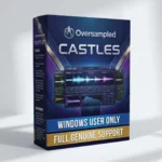 Oversampled Castles future bass sample pack with 450 WAV and 30 MIDI files at Sofryx