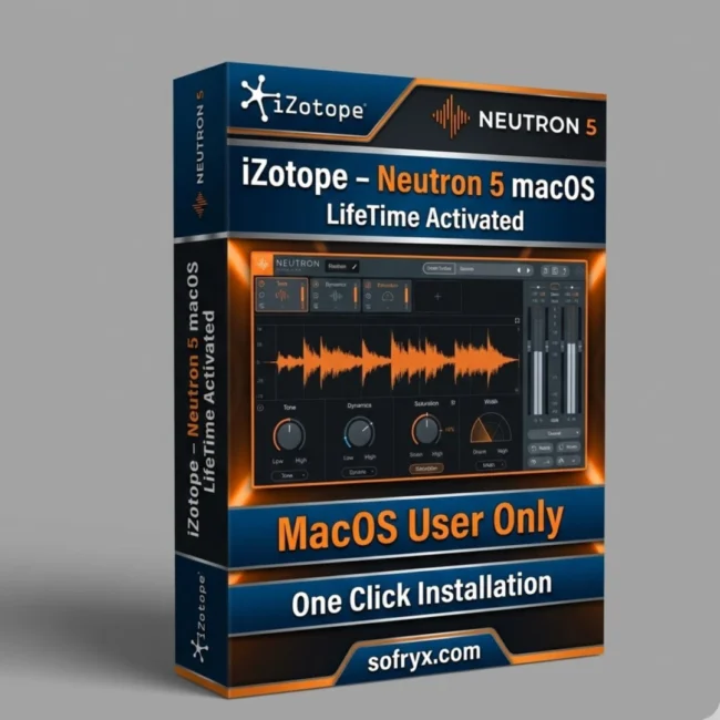 iZotope Neutron 5 Mac Assistant View showing intelligent mixing suggestions for Apple Silicon and Intel
