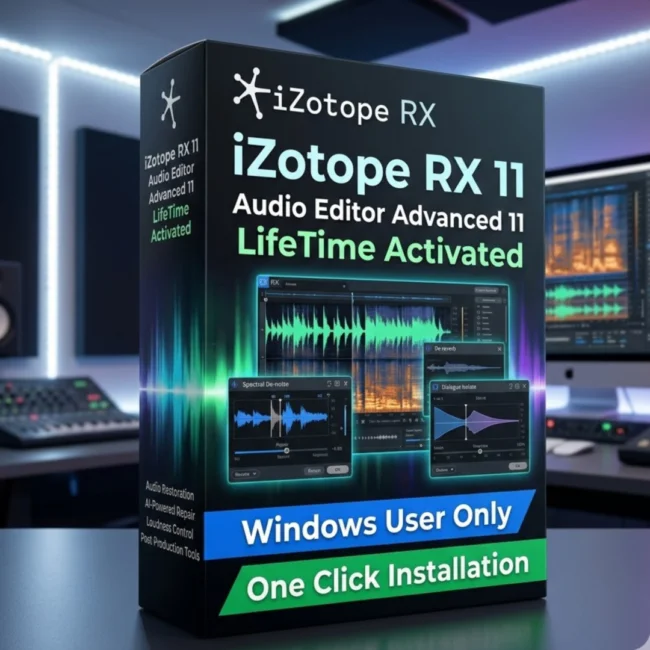 iZotope RX 11 Advanced spectral editor interface on Windows