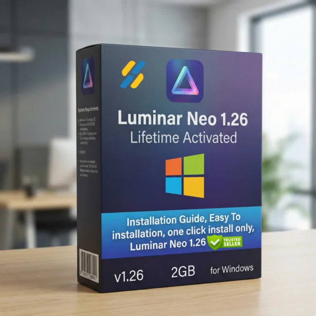 Luminar Neo 1.26 Windows lifetime licence AI photo editor Sofryx