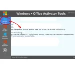 step by step workflow for activating Microsoft software with the tool