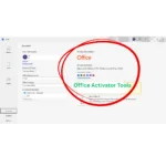 Windows system properties showing activated status with a lifetime licence