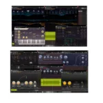 FabFilter Pro-Q 4 equalizer interface with spectrum analyzer and dynamic EQ bands