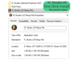 Example of setup file and mastered with FL Studio 25 Image