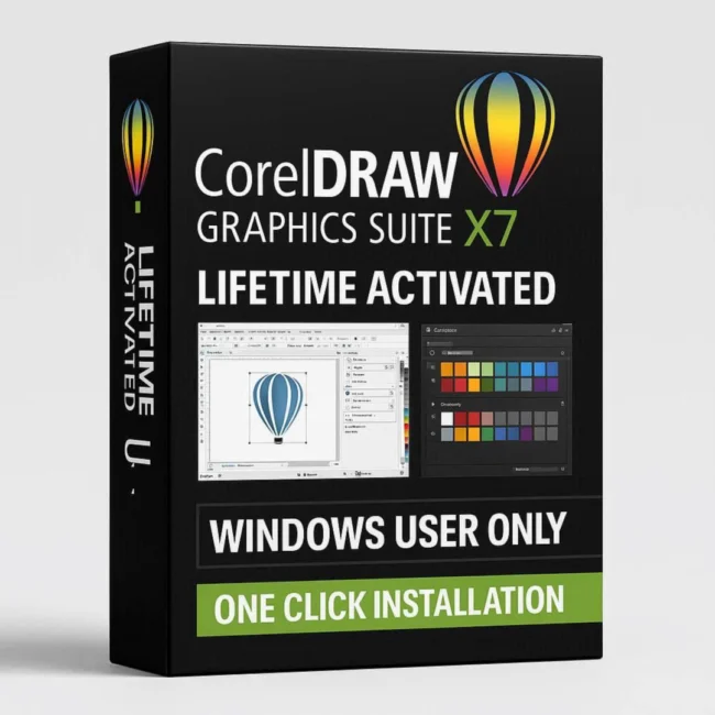 CorelDRAW Graphics Suite X7 professional design software 32-bit and 64-bit on Sofryx