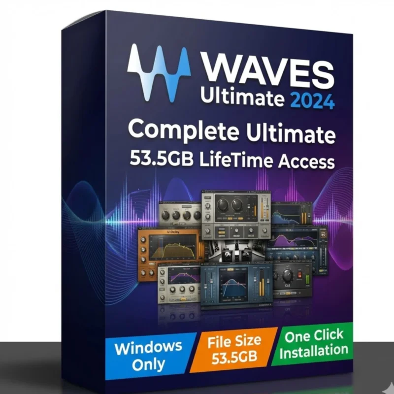 Waves Ultimate 2024 professional audio plugin bundle 230 plugins