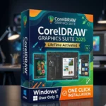 CorelDRAW Graphics Suite 2025 professional graphic design software on Sofryx