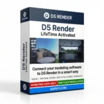 D5 Render professional architectural visualization interface with real-time rendering viewport