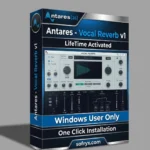 Antares Vocal Reverb professional AI reverb interface showing reverb algorithms and Auto-EQ controls