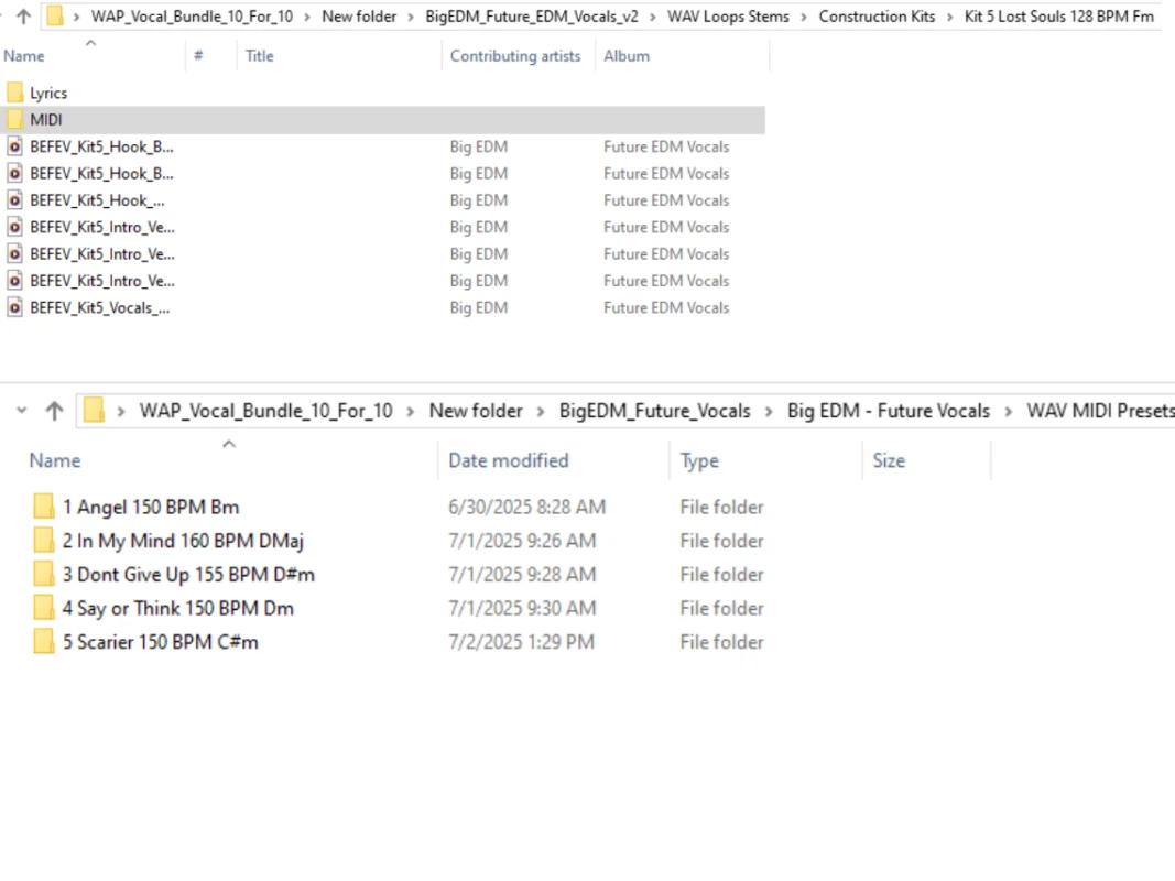 Countdown Vocals Pack compatible with all DAWs and DJ software on Windows and Mac