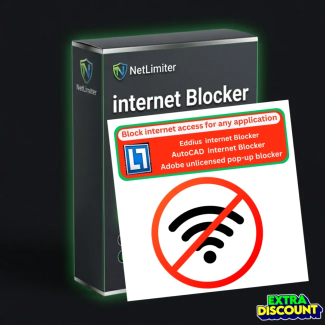 NetLimiter Pro network control Windows lifetime software